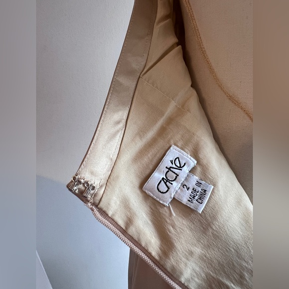 Cache Gold halter dress size 2 - Picture 6 of 9